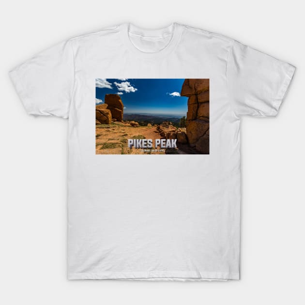Pikes Peak Colorado T-Shirt by Gestalt Imagery